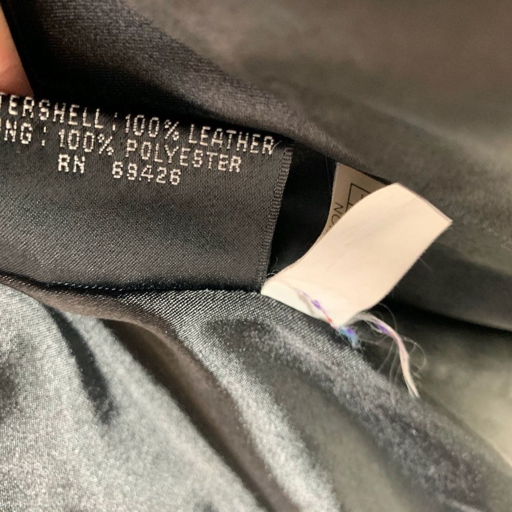 Wilsons VTG Black Leather Jacket Sz M - Picture 5 of 5